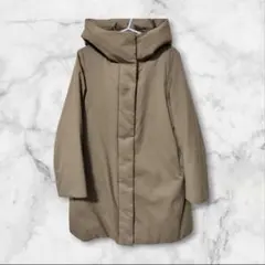 UNIQLO ハイブリッドダウンコート ブラウン S