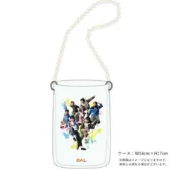 PAL オリジナルパルクロすっきゃねんずストラップ付マルチケース　パールビーズ