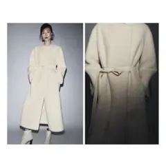 ZARAフェイクファーコート　ロングコート