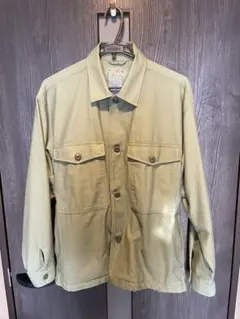 BACK NUMBER ミリタリージャケット オリーブグリーン　グリーン　緑