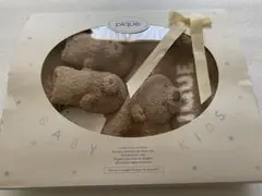 ジェラートピケ　ベビー　パウダーベア　くま　ブランケット　靴下　新品　未使用