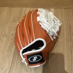子供用グローブ　SSK 軟式グローブ オレンジ