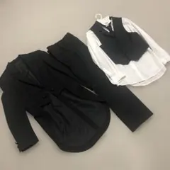 子供用タキシード5点セット　130cm スーツ燕尾服