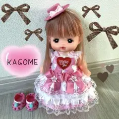 メルちゃん 服 ピンクレースドレス#139