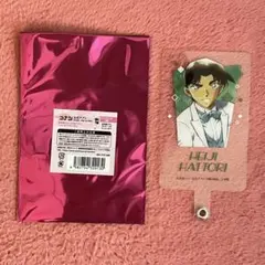 送料込 名探偵コナン 公式アプリ フォンタブ 服部平次 原作絵 スマホショルダー