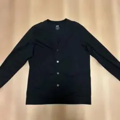 UNIQLO 黒 エアリズムカーディガン