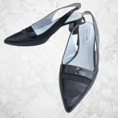 Odette e Odile バックストラップサンダル ブラック　黒　23cmのサムネイル
