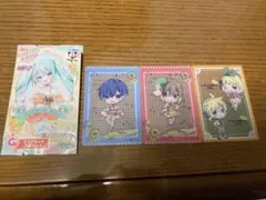 フリューくじ　初音ミク　Citrus MIKU G賞 クリアカード　3枚セット