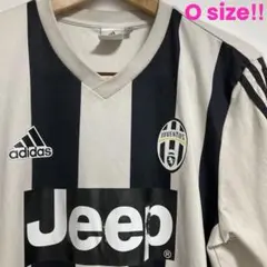 adidas ユベントスユニフォー 白黒ストライプJeepロゴ サッカー