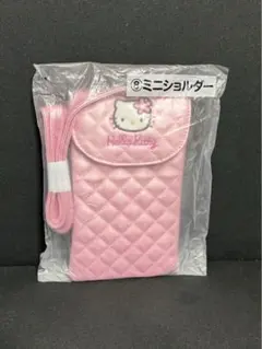 値下げ予定なし　ハローキティ キルティングポーチ ピンク