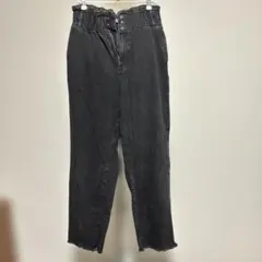 ZARA ブラックデニム パンツ EUR 38