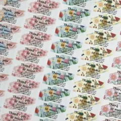 マステ風サンキューシール