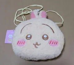 ちいかわふわふわフェイスポシェット　(ウサギ)