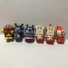 アンパンマン　ソフビ　指人形　96' 97' 6体セット