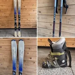3点セット スキー板、ビルディング、ブーツ26.5ダイナスターノルディカ 3点セット スキー板、ビルディング、ブーツ26.5ダイナスターノルディカ