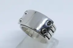 ドクターモンロー　新品　未使用　21号　ビス　プレート　リング　ワイド　指輪のサムネイル