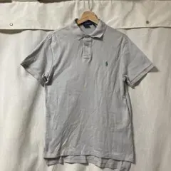 ★送料無料 ポロバイラルフローレン 半袖ポロシャツ S グレー 中古品★