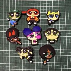 パワーパフガールズ シューズチャーム 8個セット H