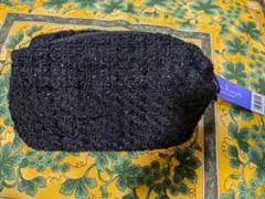 an and ou x 黒キラキラビーズ編みポーチ 株式会社京都大和