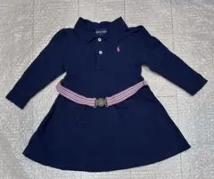 POLO RALPH LAUREN ベビーワンピース　90 ネイビーのサムネイル