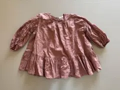 【uhr】Dot mini dress ワンピース 3-4y pink