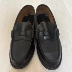 美品 REGAL リーガル 2177 ブラック コインローファー 25.5cm