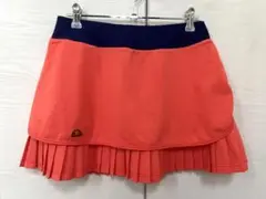 お値下げ！【美品】ellesse スコート オレンジ レディース L