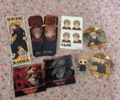 呪術廻戦 虎杖悠仁 SUKUNA 11点セット ステッカー フィギュア 他