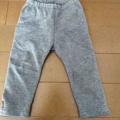 暖かパンツUNIQLO 80cm グレー　裏起毛