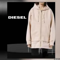 DIESEL ディーゼル ロングパーカー ピンク アウター ブルゾン コート