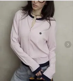 Mary quant Publux マリクワ カーディガン ピンク ニットのサムネイル