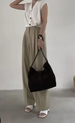 FLEN twotuck slacks pants