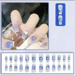 スクエア⭐️3D 人気 かわいい シンプル おしゃれ 24pcs リボン ハート