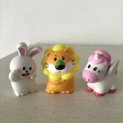 たべっ子どうぶつ the movie ミニソフビフィギュア　３点セット
