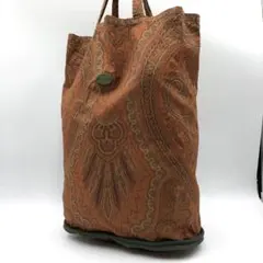【美品】エトロ ETRO 折りたたみ トートバッグ エコバッグ ペイズリー柄のサムネイル