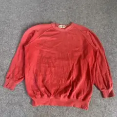 Y373 jac casual 赤 トレーナー ラグランスリーブ