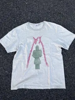 United Athle プリントTシャツ グレー L 石人　希少　古着