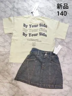 ラブトキシック　新品　キャラワンポイント刺しゅうTシャツとスカパン