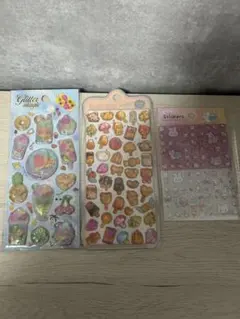 シール三点まとめ売り　ウォーターシールボンボンドロップシールタイルシール