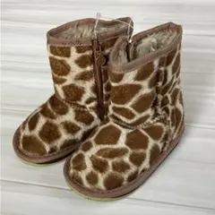 美品 North Date ノースデイト キリン柄　アニマル　ブーツ　ムートン