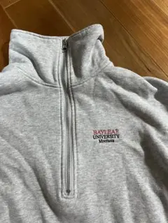 セール　ロゴ刺繍ハーフジップスウェット coen トップス スウェット