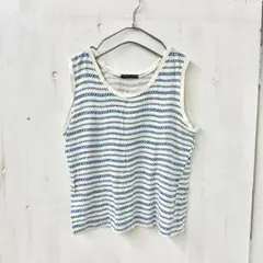 BIGサイズTSUMORI CHISATO ツモリチサト ロープ柄 タンクトップのサムネイル