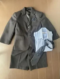 入園式 フォーマル スーツ 黒 YAMAMOTO KANSAI