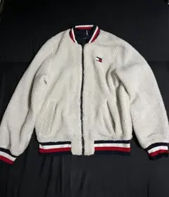 TOMMY HILFIGER ボアジャケット S ホワイト