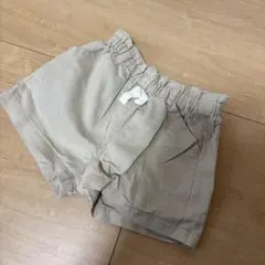 ベージュ パンツ　半ズボン　90