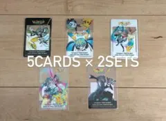 ポケモン　初音ミク コラボカード　ららぽーと東京ベイ限定　クリアカード　5枚×2