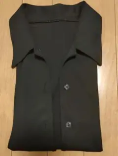 七分袖シャツ(ブラック)