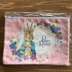 ピーターラビット ポーチ ピンク 約23×17cm