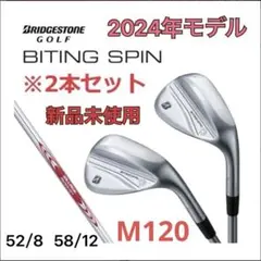 SPIN GEN ウェッジ 黒　58度52度2本セット BRIDGESTONE（ブリヂストン） ブリヂストンゴルフ バイティング スピン
