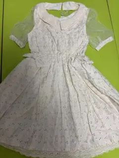 激レア】LIZ LISA マーガレット刺繍 オーガンジーワンピ 清楚 姫系
